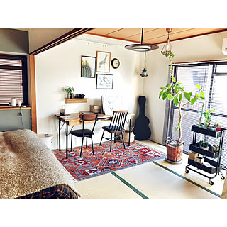 和と洋を合わせてもっと居心地よく☆畳にラグを敷いてみませんか？