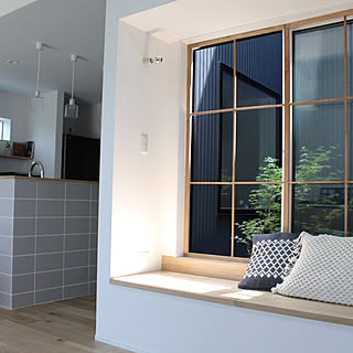 「シンプル＆ナチュラル。明るさと清潔感を大切にした、中庭を愛でる暮らし」 by wara_waraさん