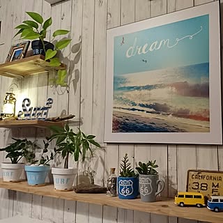 塗るだけで西海岸風インテリアに☆ペンキでDIYを楽しもう
