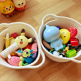 用途は収納だけじゃない☆ダイソーのバスケットはこう使う！