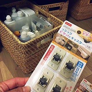 可動式にして便利、快適に使える!100均キャスター活用法