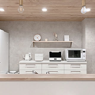 スッキリ美しく、使いやすく♡キッチンの背面収納実例10選