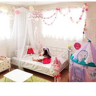 プリンセスのキッズルーム♡女の子の子供部屋には魔法がいっぱい!