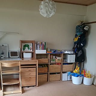 ざっくり分けて放り込むだけ♪簡単なのにちゃんと片付くぽいぽい収納