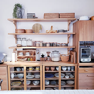 ナチュラル系のインテリアを作るならこれ！無印良品のキャビネットを使ったお部屋