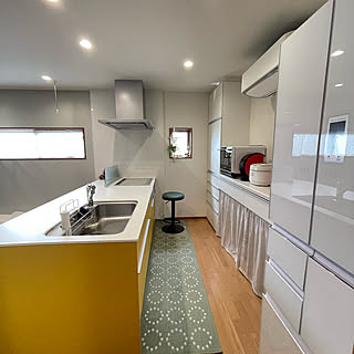 「色・柄で大好きな北欧調を再現した、居心地抜群のキッチン」 by SIELUさん