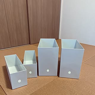 【使い方のコツ】家じゅうでマルチに使えて便利！無印良品ファイルボックスの使い方 by mamiさん