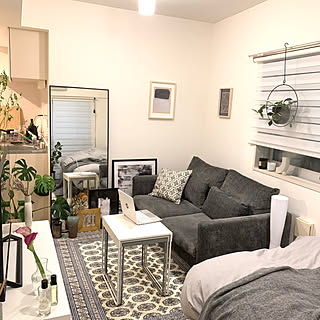 「28m2。自分らしいアートを仕上げるように、バランスにこだわったお部屋」 by Rokuさん