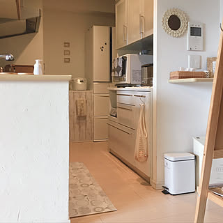 「自分がいいと思うものを集めた、ぬくもりのあるホワイトキッチン」 by oasisさん