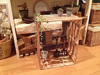 百均すのこでDIY！mayuoさんのキャベツBOX