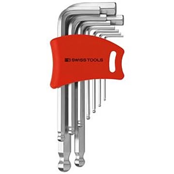 PB SWISS TOOLS 212DH-10 ボール付六角棒レンチセット（パックナシ）