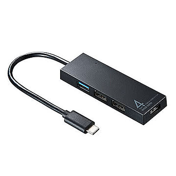 サンワサプライ USBTypeCコンボハブ(4ポート) USB-3TCH7BK 管理No. 4969887780084