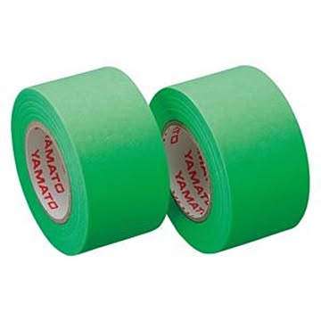 (まとめ) ヤマト メモック ロールテープ つめかえ用 25mm幅 ライム WR-25H-LI 1パック(2巻) 【×15セット】