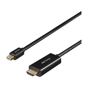 バッファロー（サプライ） miniDP-HDMI 変換ケーブル 3m ブラック BMDPHD30BK