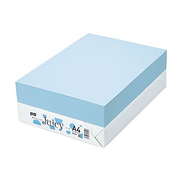 TANOSEE カラーペーパー Juicy ソーダ A4 500枚 【×10セット】