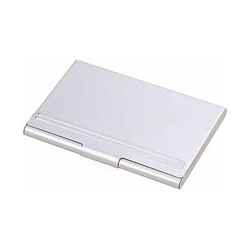 (まとめ) レイメイ藤井 アルミカードケース W65×D93×H7mm 20枚収容 CHA480 1個  【×30セット】