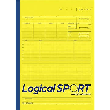 （まとめ） ロジカルスポーツノート ノ-B590A-Y  イエロー【×20セット】