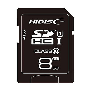 HIDISC SDHCカード 8GB CLASS10 UHS-1対応 超高速転送 Read70 HDSDH8GCL10UIJP3 管理No. 4984279232347