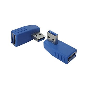 変換名人 変換プラグ USB3.0 A右L型 USB3A-RL