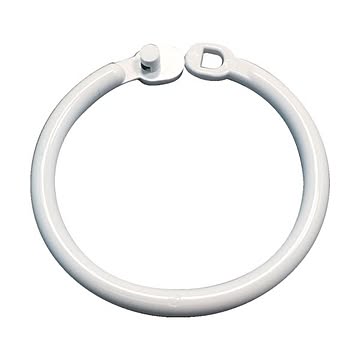 （まとめ） TRUSCO 樹脂製カードリング4.5mm×Φ40mm TKRJ-40 1パック（10個） ×5セット