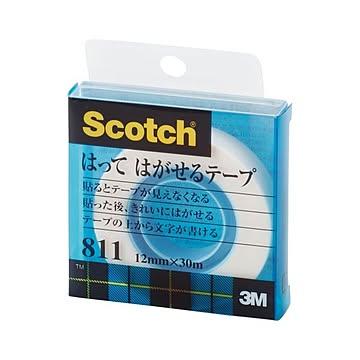 （まとめ） 住友スリーエム スコッチ(R)はってはがせるテープ （小巻）巻芯径25mm 811-1-12C 1巻入 【×10セット】