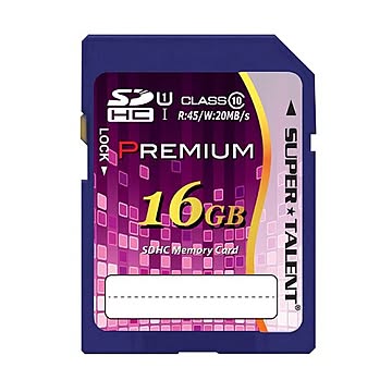 （まとめ）スーパータレントUHS-I対応SDHCメモリーカード CLASS10 16GB ST16SU1P 1枚【×3セット】