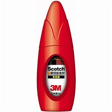 （まとめ） 3M スコッチ 強力瞬間接着剤 液状 多用途 2g 7004S 1本 ×15セット