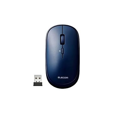 （まとめ）エレコム 薄型無線マウス ブルー M-TM10DBBU【×3セット】【送料無料】
