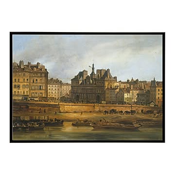 世界の古い絵画 レトロポスター デジタルリマスターL’Hotel de Ville et 【bn-poster-3778】