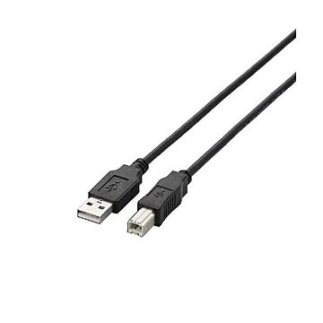 (まとめ)エレコム USB2.0ケーブル U2C-BN30BK×5セット