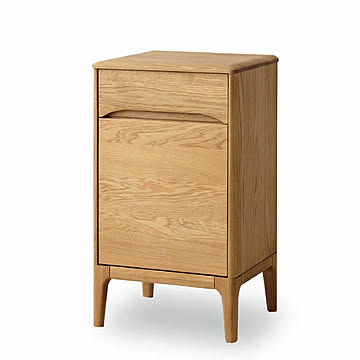 キャビネット 40cm コンパクト ナチュラル オーク材