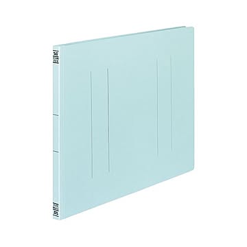(まとめ) コクヨ フラットファイルV(樹脂製とじ具) A3ヨコ 150枚収容 背幅18mm 青 フ-V48B 1パック(10冊)  【×10セット】