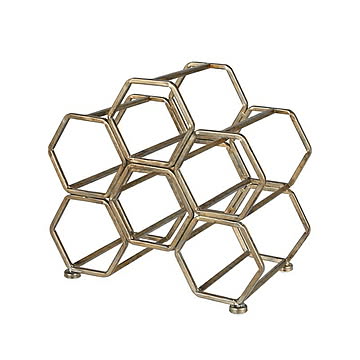 ワインラック HONEYCOMB WINE RACK ANTIQUE GOLD K19-0116AGD 幅305x奥行175x高さ277mm ダルトン