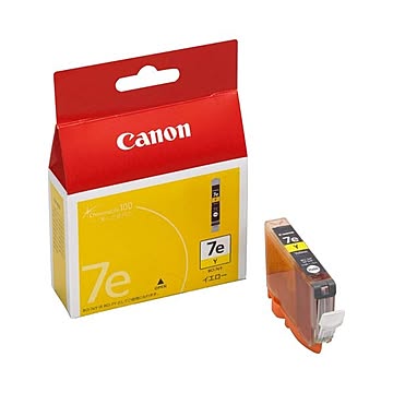 （まとめ） キャノン Canon インクタンク BCI-7eY イエロー 0367B001 1個 【×4セット】
