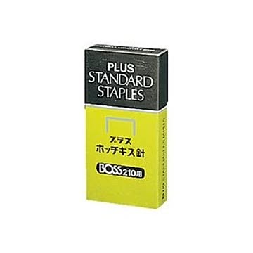 （まとめ）プラス ホッチキス針 BOSS 210用 210本とじ×24【×10セット】
