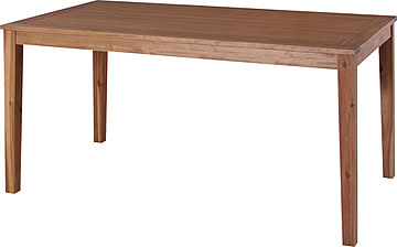 アルンダ ダイニングテーブル W150×D80×H72 ライトブラウン