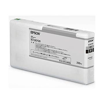 エプソン インクカートリッジ 200mlグレー SC12GY20 1個
