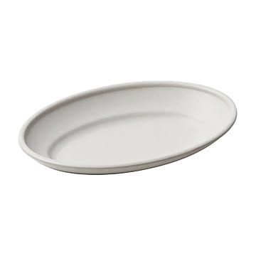 ideaco イデアコ Showa Grill S ショウワグリル オーバルプレート 食器 皿 楕円 レトロ 昭和 シンプル 割れにくい バンブーメラミン 食洗機対応