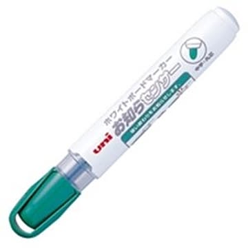 (業務用300セット) 三菱鉛筆 ボードマーカーお知らセンサー 中字丸芯 緑