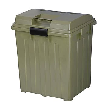 連結ハンドルペール ゴミ箱 96リットル 96L 蓋つき 屋外 ダストボックス おしゃれ フタ付き シンプル ベージュ カーキ S-R90