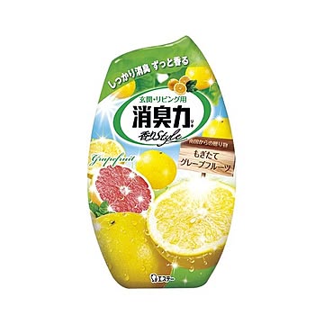 （まとめ） エステー お部屋の消臭力 お部屋の消臭力 グレープフルーツ 1個入 【×5セット】【×5セット】