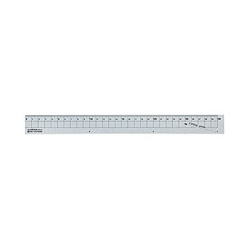 （まとめ） クツワ アルミ定規 30cm シルバーXS30SV 1個 【×10セット】