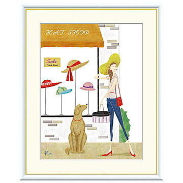 額絵 ハットショップ 佐久間莉美 61x49.5cm 三幸