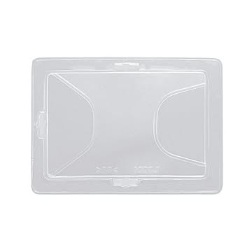 (まとめ) ライオン事務器 名札用ホルダータテヨコ兼用型 ソフトタイプ N75KH-10P 1パック（10枚） 【×10セット】