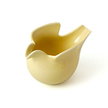 Lisa Larson duva 鳩のポット エクルベージュ