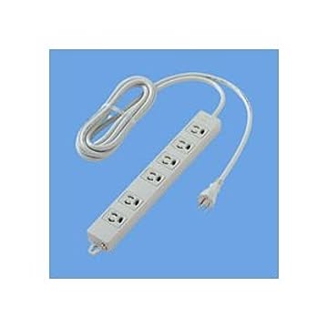 まとめパナソニック マグネット付 OAタップ3P・6個口 グレー 3.0m WCH2436H 1個×2セット