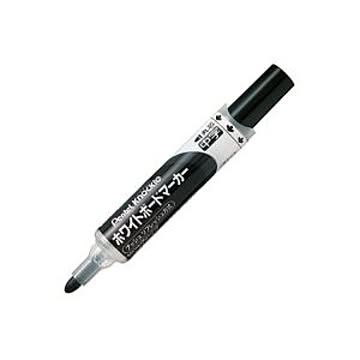 (業務用2セット) ぺんてる ホワイトボードマーカー ノックル 【中字丸芯/黒 10本入り】 直液タイプ EMWLM-A10