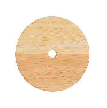 穴付き木のフタ Mサイズ WOODEN LID w/HOLE / WITH WECK WW-024M