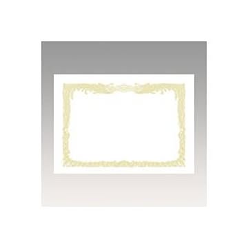 （まとめ） OA賞状用紙 白上質賞状用紙・縦書き 10-1080 10枚入 【×5セット】
