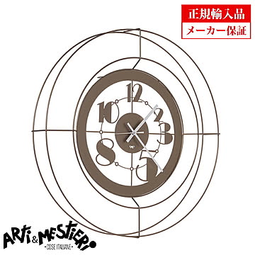 イタリア アルティエメスティエリ 掛け時計 直径60cm 3504-C20 Arti e Mestieri アルティ エ メスティエリ クオーツ 掛け時計 正規輸入品